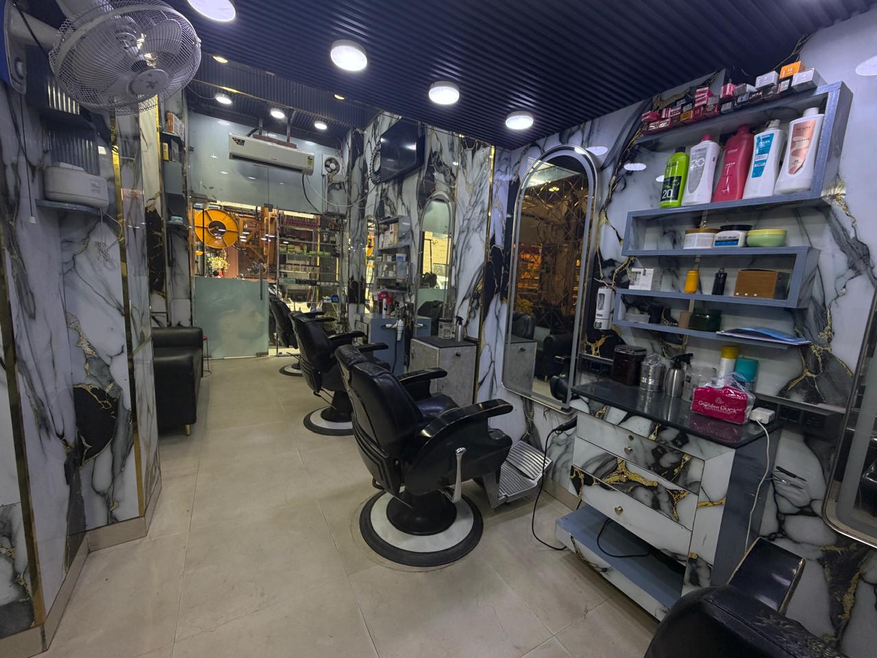 Luxury salon interior at Style Hair Unisex Salon Delhi